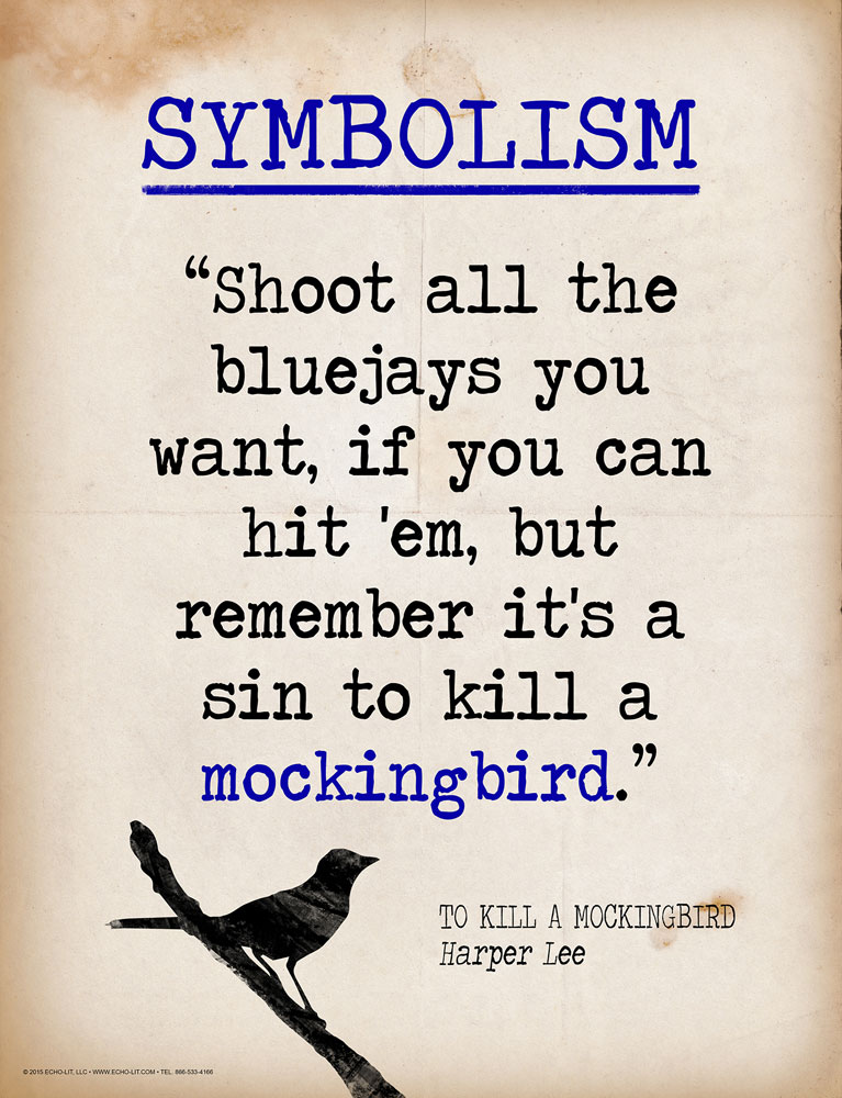 To Kill A Mockingbird Literary Terms Chart Key