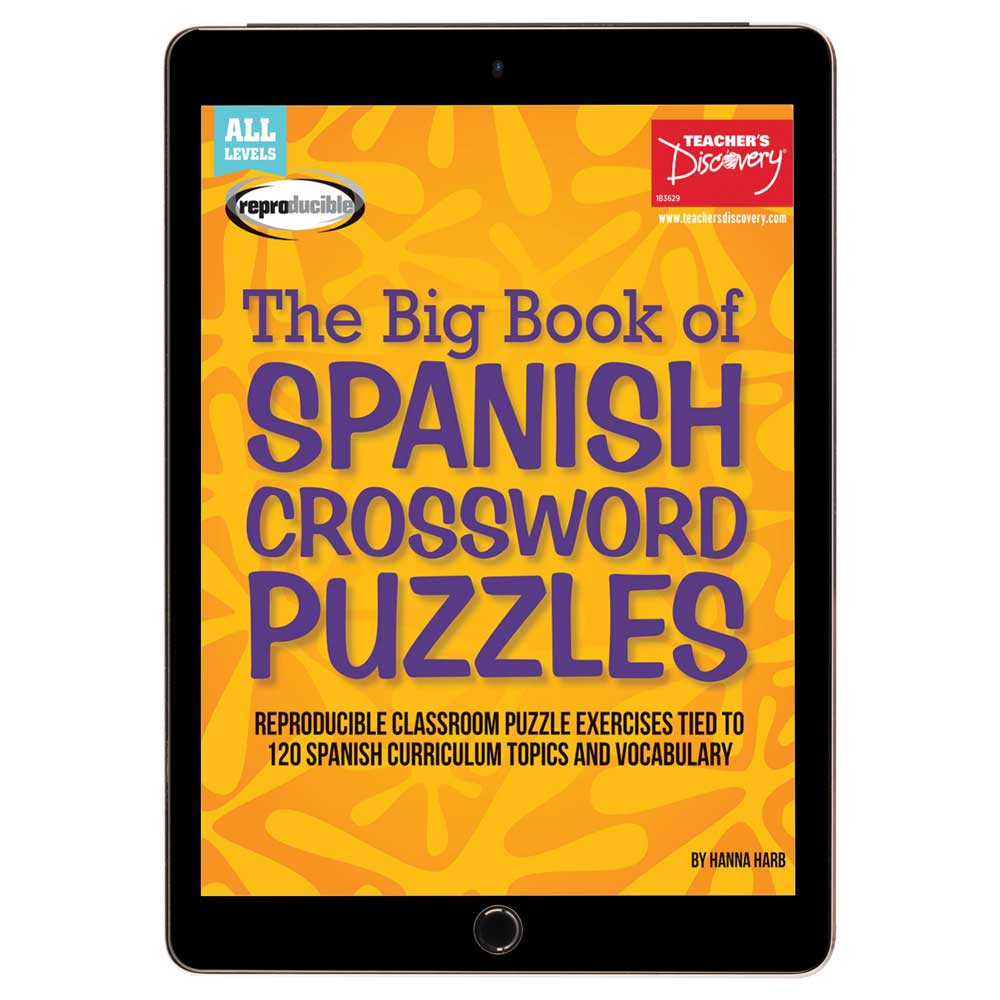 The Big Book Of Spanish Crossword Puzzles Spanish Teacher S Discovery