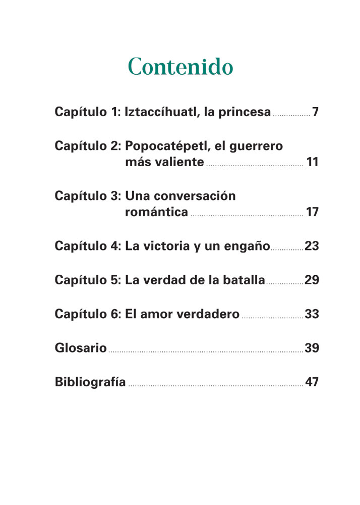 La leyenda de Popocatépetl e Iztaccíhuatl Spanish Level 1 Acquisition Reader